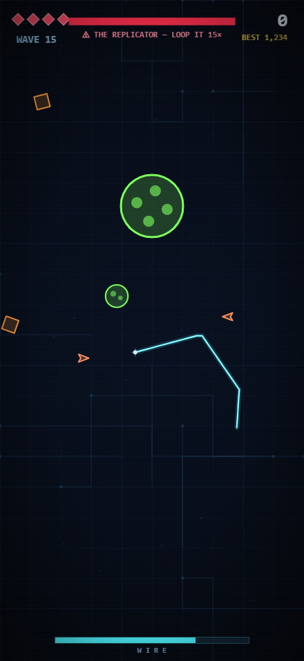 The Replicator boss fight
